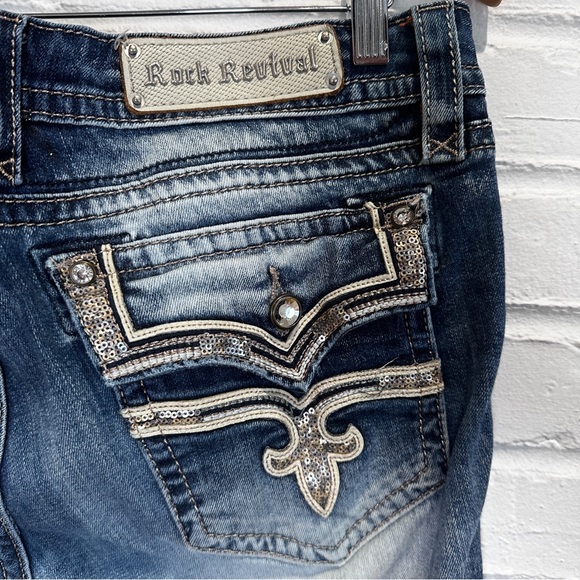 Rock Revival Easy Boot Jeans Plus Size 34 - Picture 9 of 16